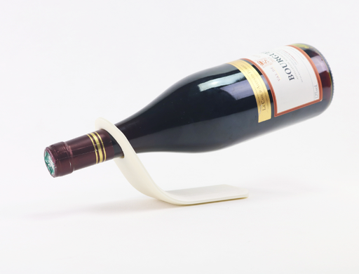 Support bouteille de vin design