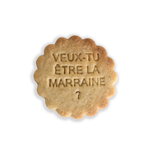 [DKU011751] Maison tanyer Tampon "VEUX-TU ÊTRE LA MARRAINE ? "