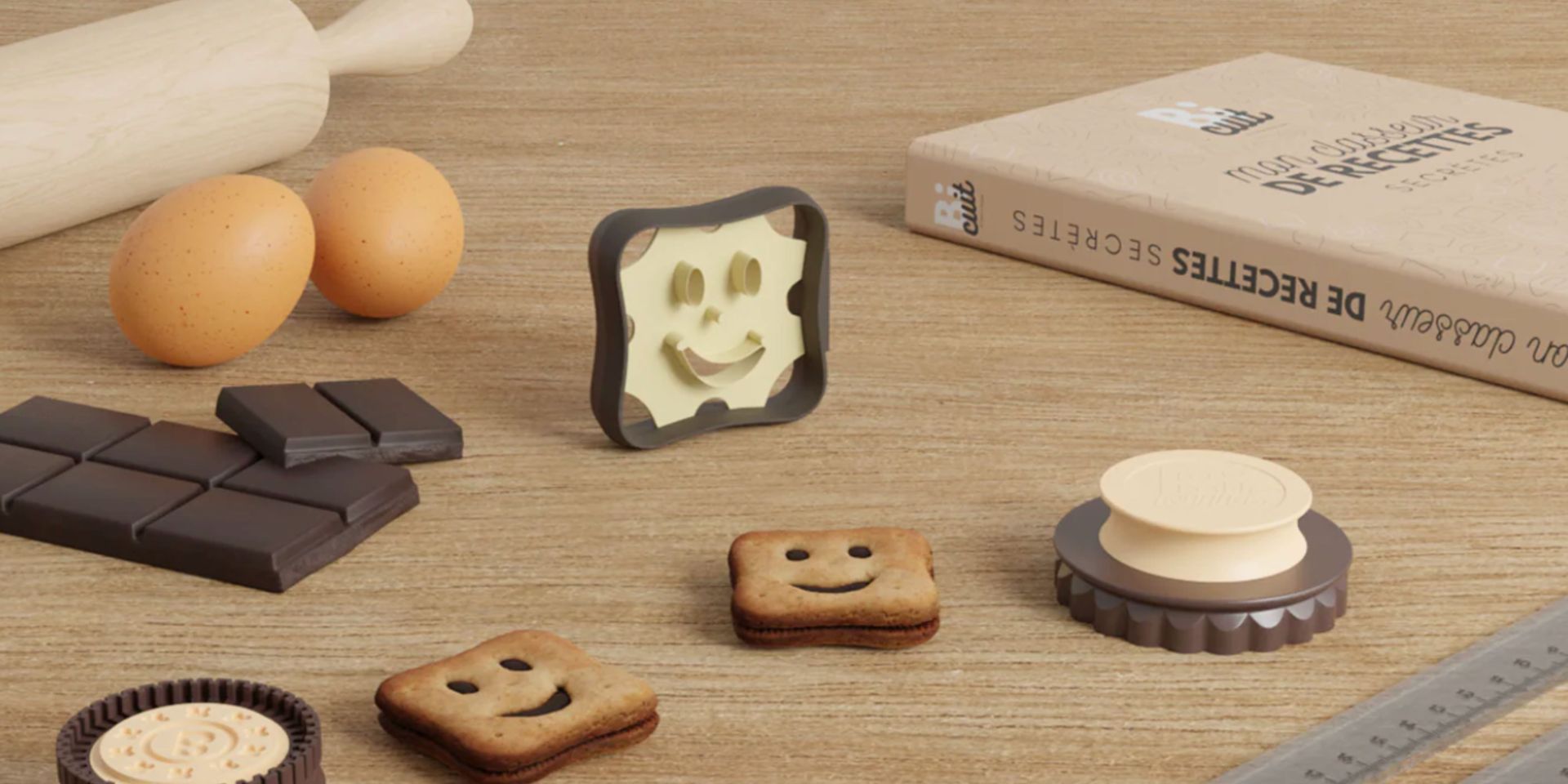 moules en impression 3d bicuit dagoma