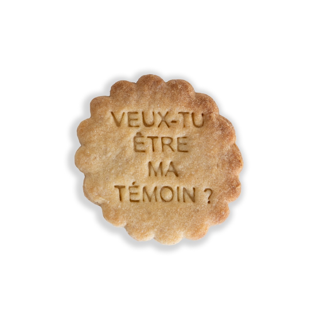 Maison tanyer Tampon "VEUX-TU ÊTRE MON TÉMOIN ? "