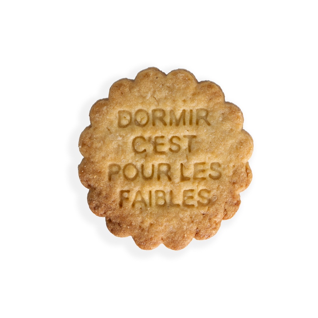 tanyer Tampon "DORMIR C'EST POUR LES FAIBLES"