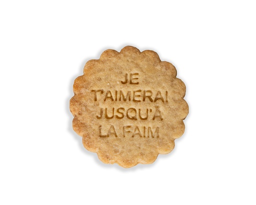 [DKU011651] tanyer Tampon "JE T'AIMERAI JUSQU'À LA FAIM"